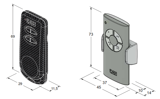 Điều khiển từ xa P-250S-2RP (remote) - Ảnh 2
